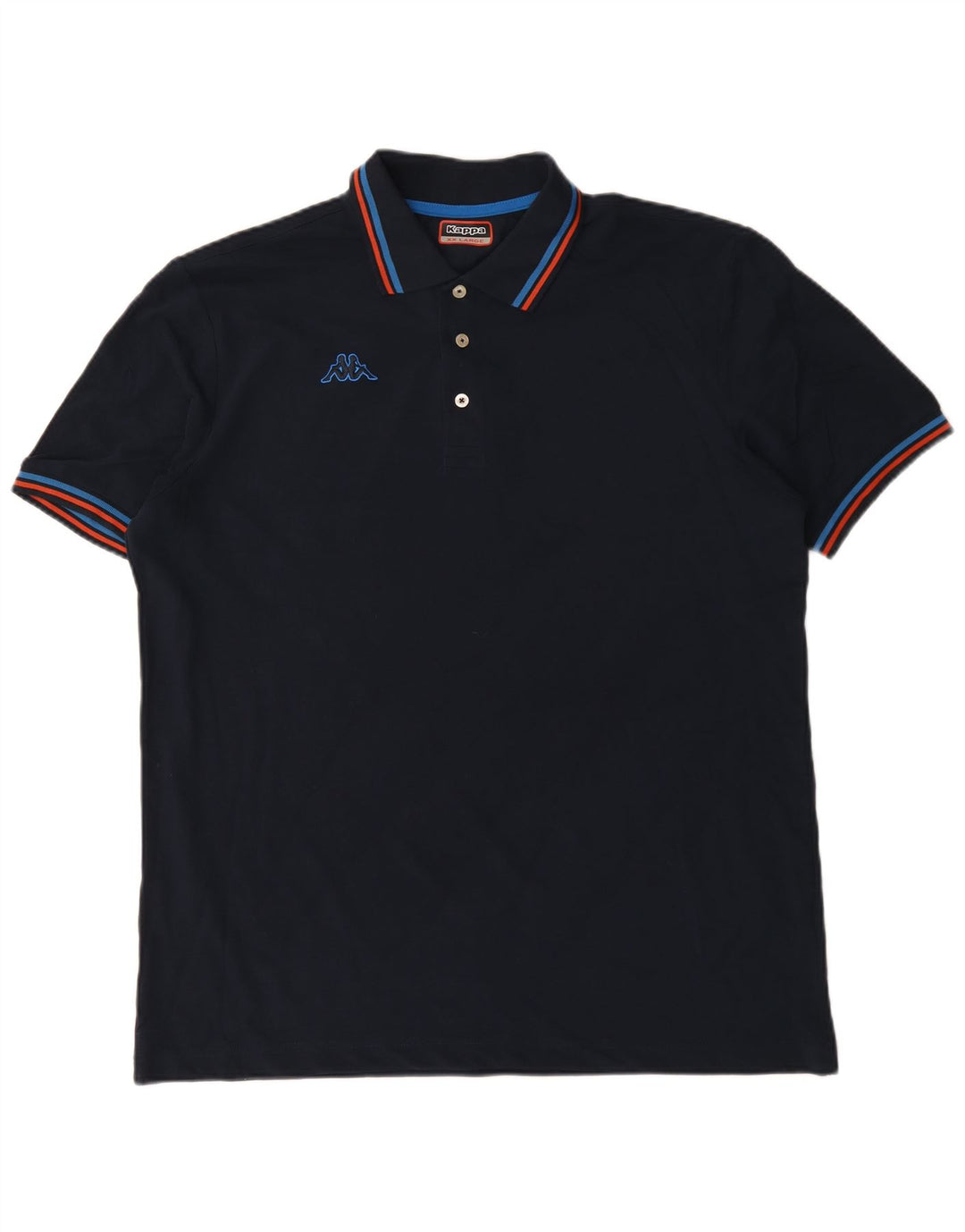 Camisa polo masculina Kappa 2XL algodão preto