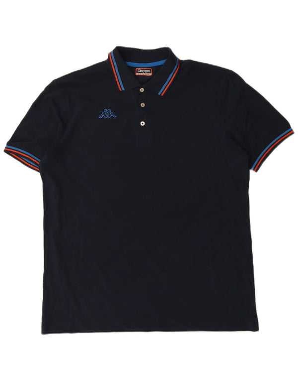 Camisa polo masculina Kappa 2XL algodão preto