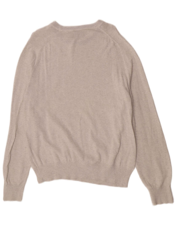 Suéter masculino Penguin com gola canoa 2XL algodão cinza