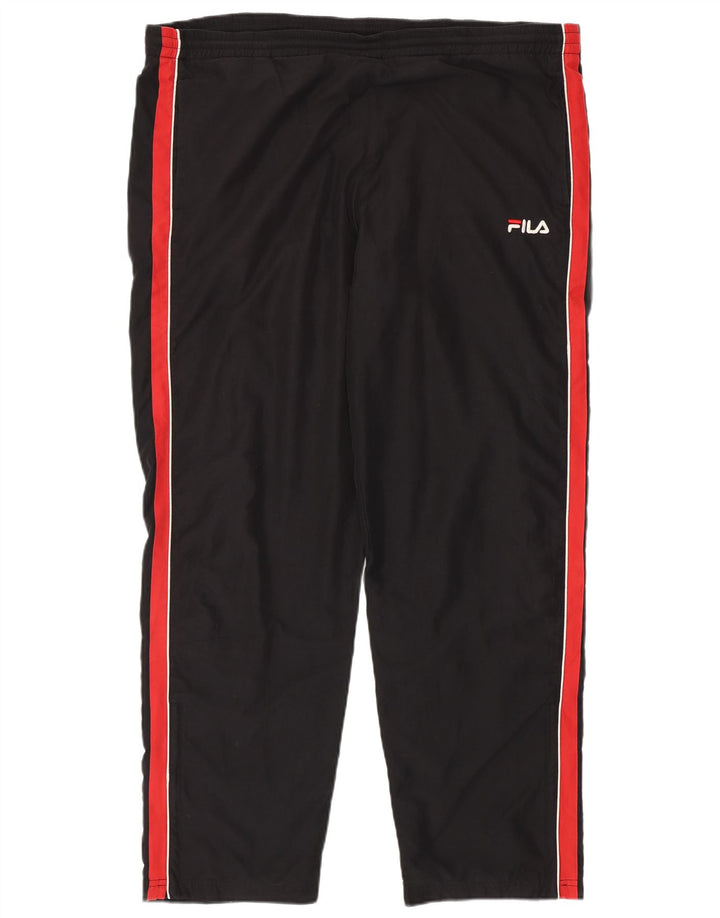 Calça Fila Mens Treino XL Preto Colourblock Poliéster