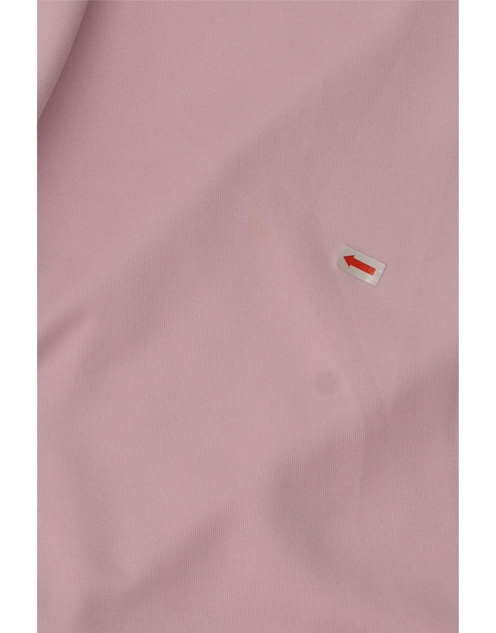 Suéter gráfico Nike Girls Graphic 12-13 anos grande poliéster rosa