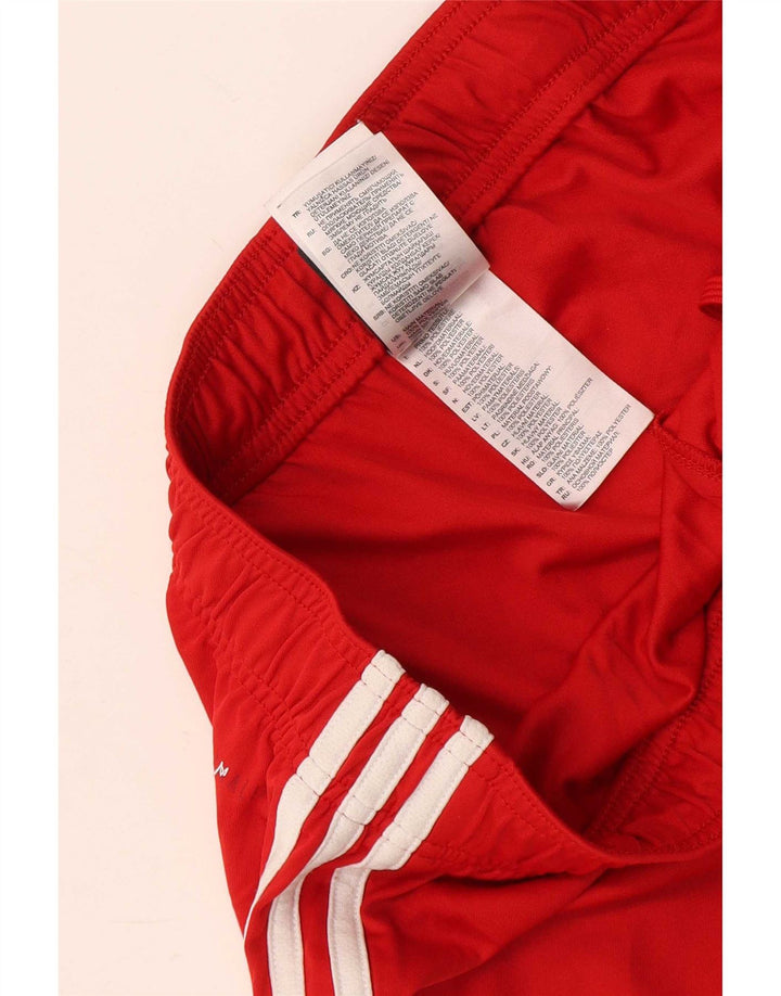 Shorts esportivos femininos Adidas UK 14 poliéster vermelho médio
