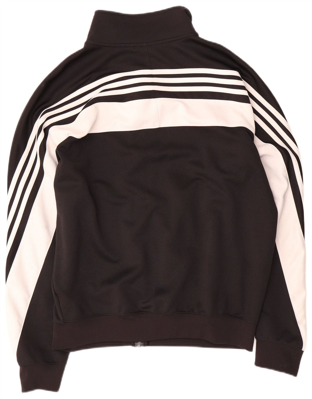 Adidas Mens Treino Top Jaqueta Grande Poliéster Colorblock Preto