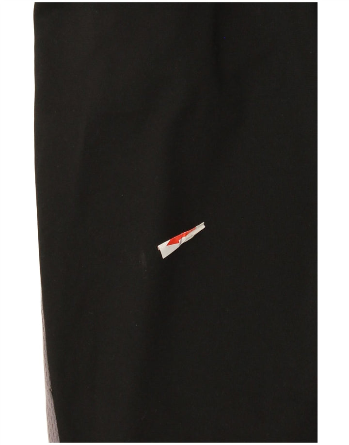 Calça de treino masculina Nike Dri Fit pequena preta colorblock poliéster