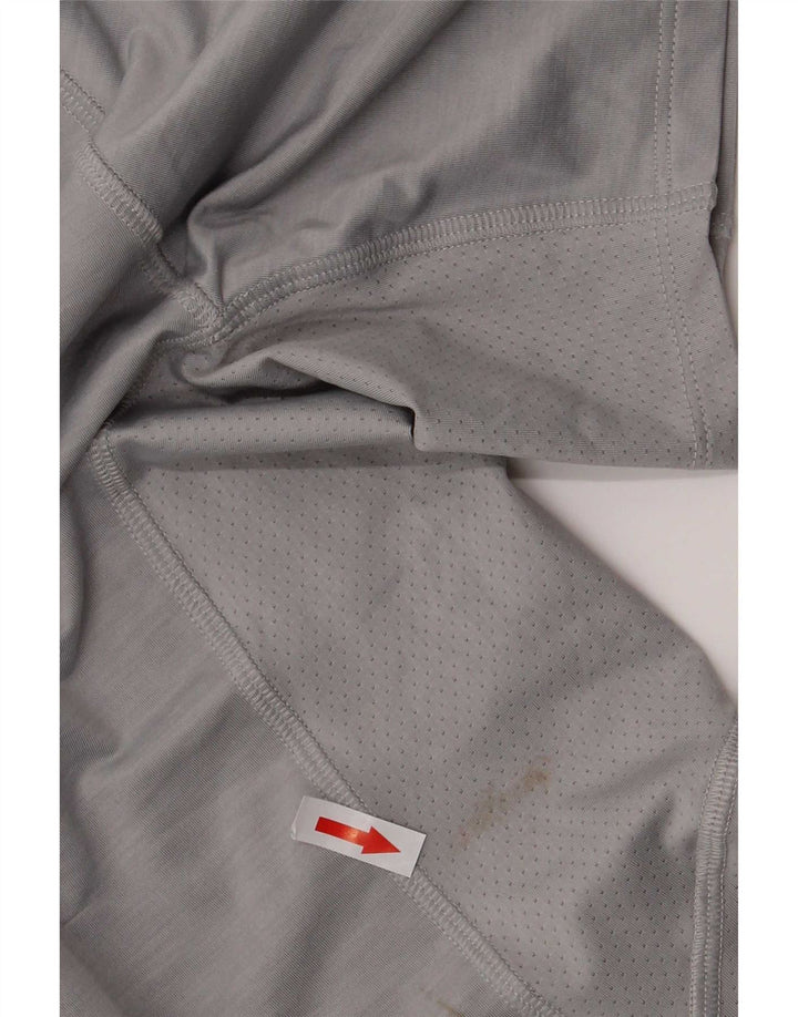 Camiseta masculina Reebok grande poliéster cinza