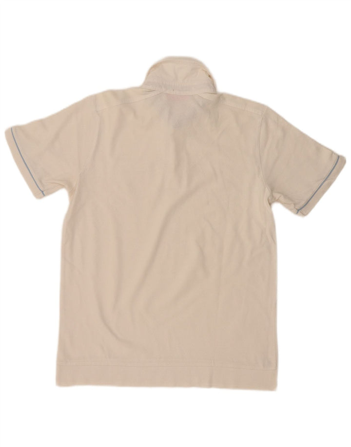 Camisa polo masculina PUMA gráfica média off white