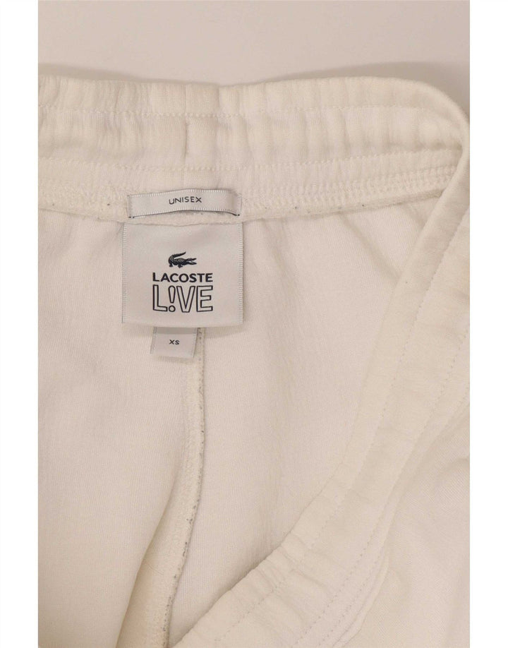 Calça Lacoste Mens Graphic Tracksuit XS Algodão Branco