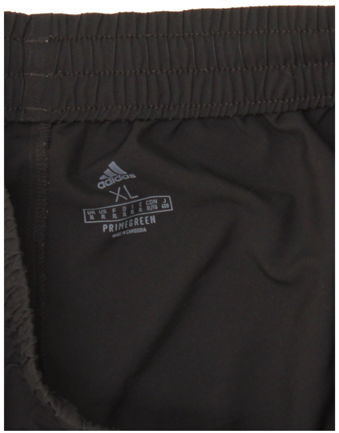 ADIDAS Mens Primegreen Tracksuit Trousers XL Black Polyester