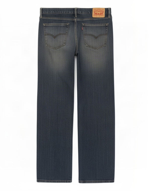 Levi's Masculino 514 Straight Jeans W33 L32 Azul Algodão