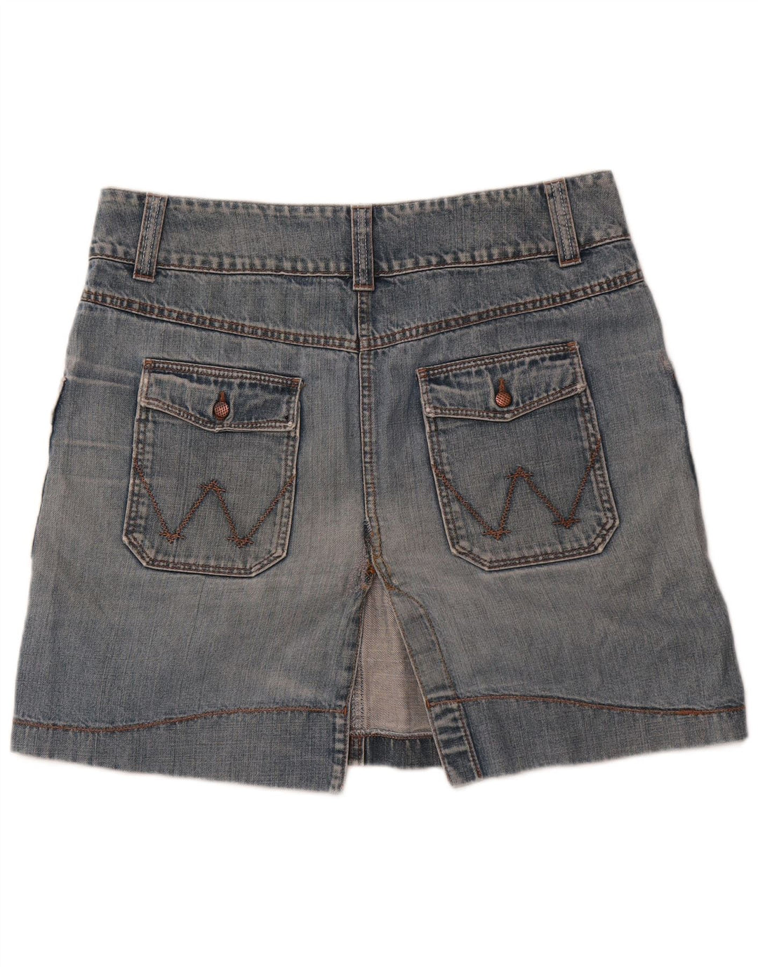 Saia cargo feminina Zoe Denim WRANGLER W33 grande algodão azul