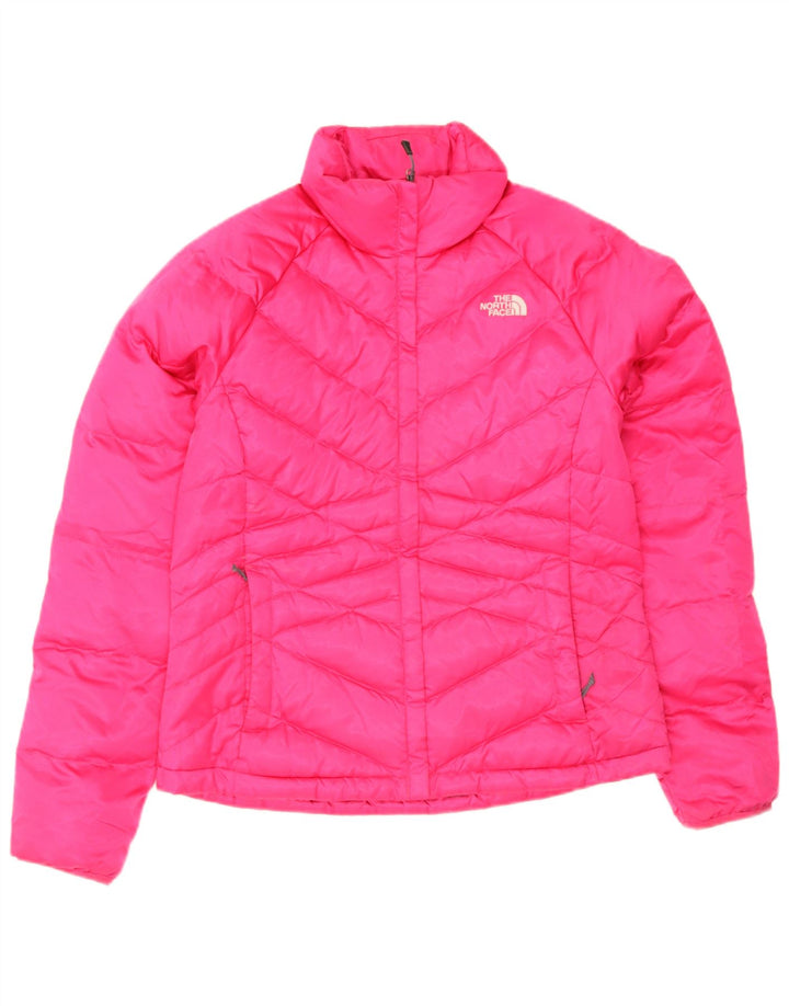 Jaqueta acolchoada feminina The North Face UK 14 nylon rosa médio