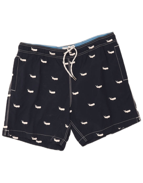 Shorts de natação masculino Champion 2XL azul marinho estampa animal poliamida