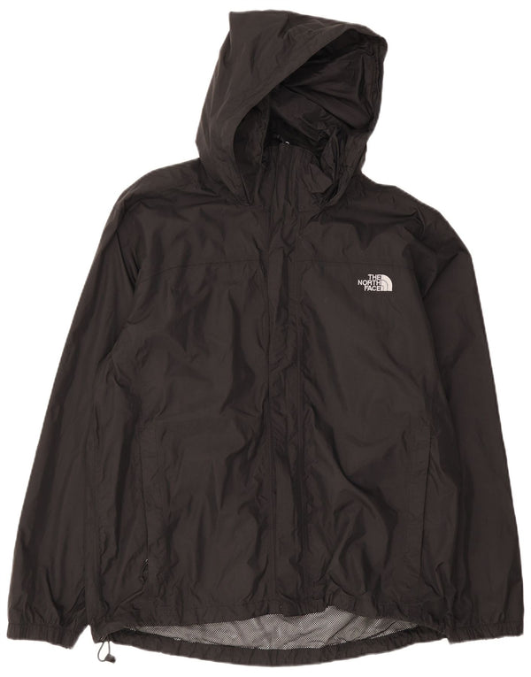 Jaqueta de chuva masculina com capuz The North Face UK 40 grande nylon preto