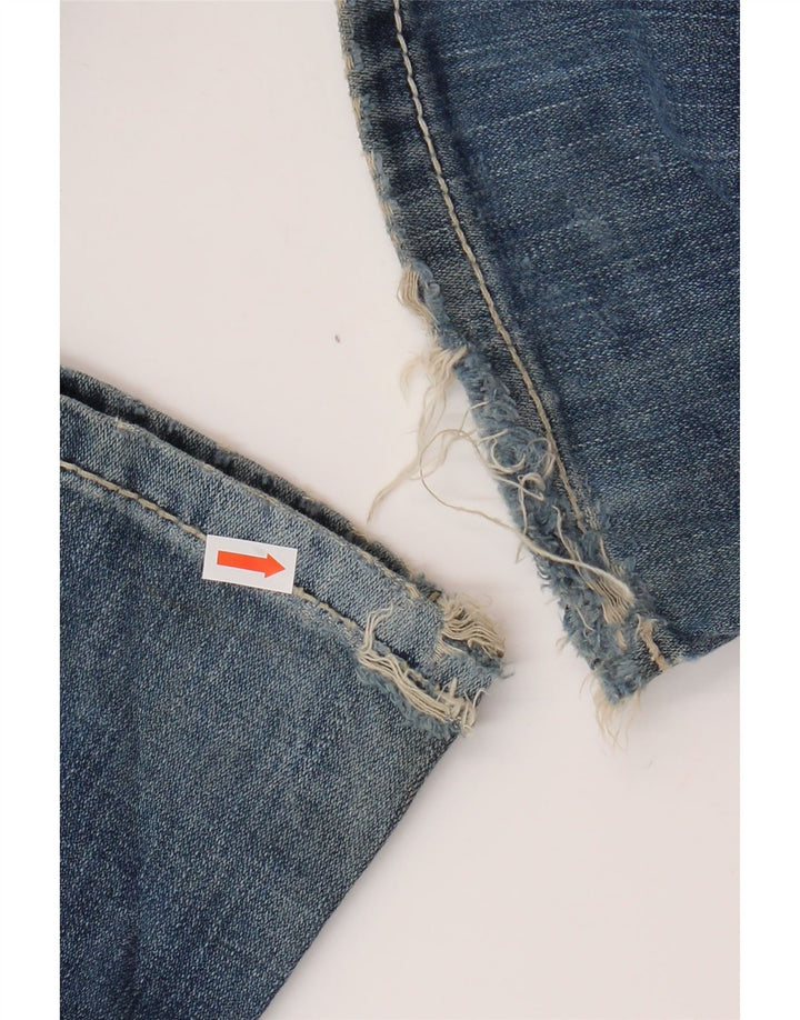 Calça jeans feminina BKE Fulton Bootcut W29 L29 azul algodão