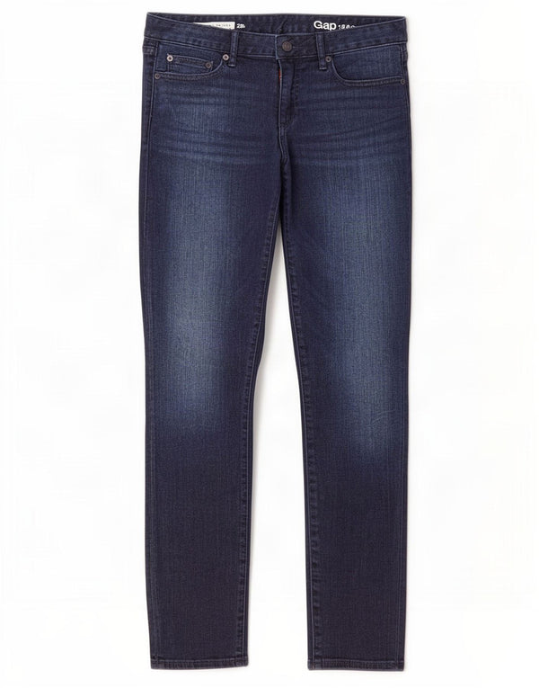 Jeans skinny feminino Gap W28 L31 algodão azul marinho