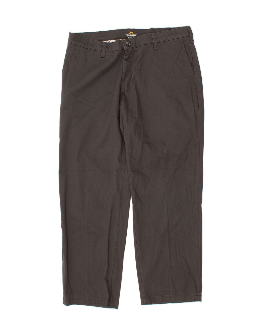 LEE Mens Straight Chino Trousers W34 L29 Grey Cotton Vintage Lee and Second-Hand Lee from Messina Hembry 
