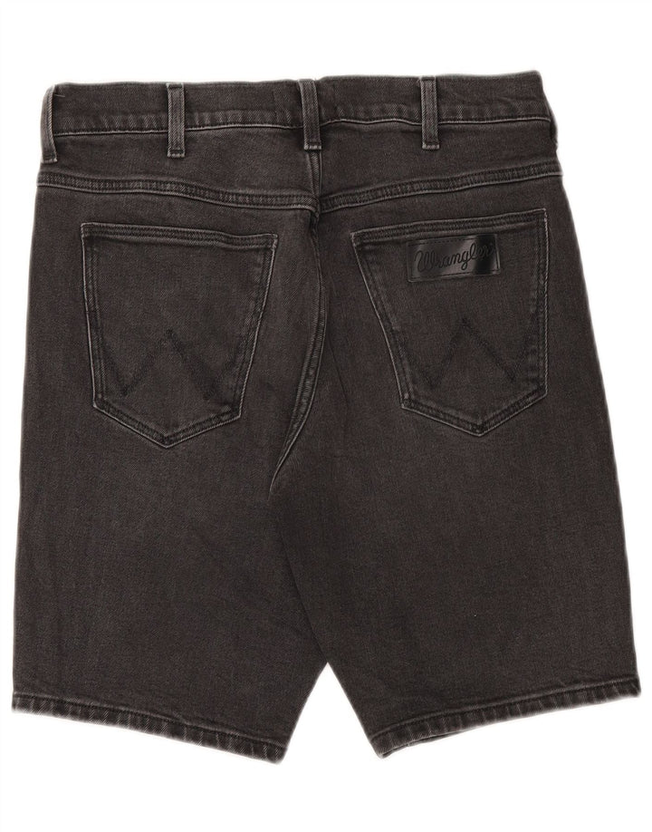 Shorts jeans masculino de ajuste regular WRANGLER W29 algodão cinza médio
