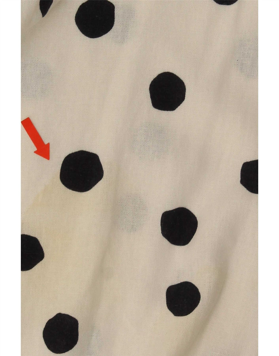 Vestido feminino Marks & Spencer A-Line Reino Unido 14 médio branco bolinhas linho