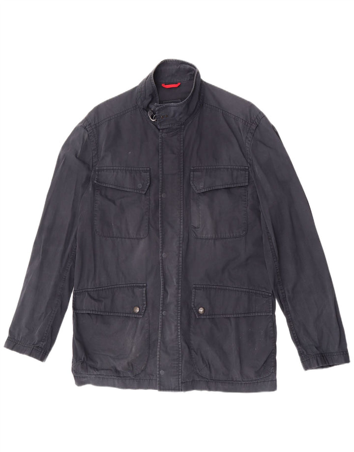 Jaqueta utilitária masculina Fay UK 42 XL azul marinho