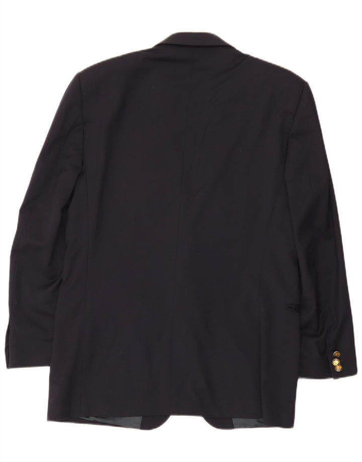 Jaqueta Blazer Masculina Ferre com 2 Botões IT 48 Lã Azul Marinho Médio