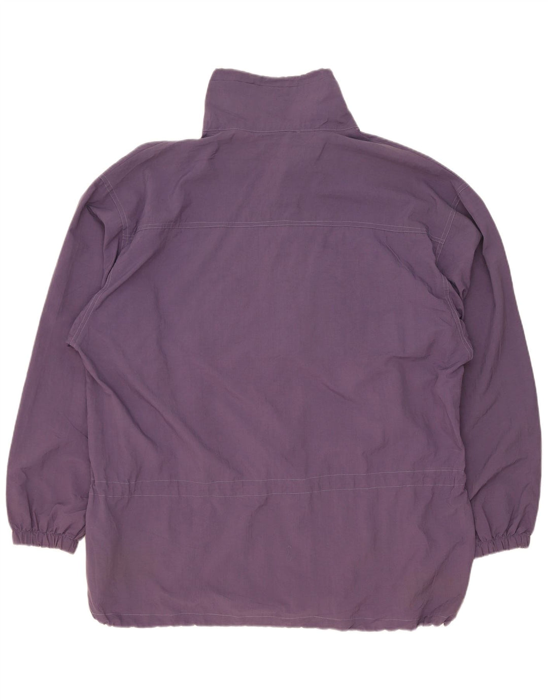 Jaqueta Anorak Vintage Masculina Graphic Loose Fit UK 38 Poliamida Roxa Média
