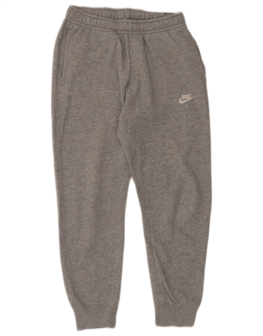 Calça esportiva feminina Nike Joggers UK 10 pequena cinza algodão
