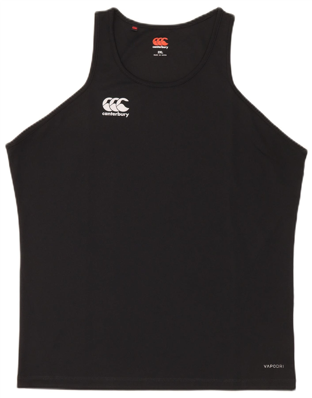 Colete masculino Canterbury Top 2XL poliéster preto