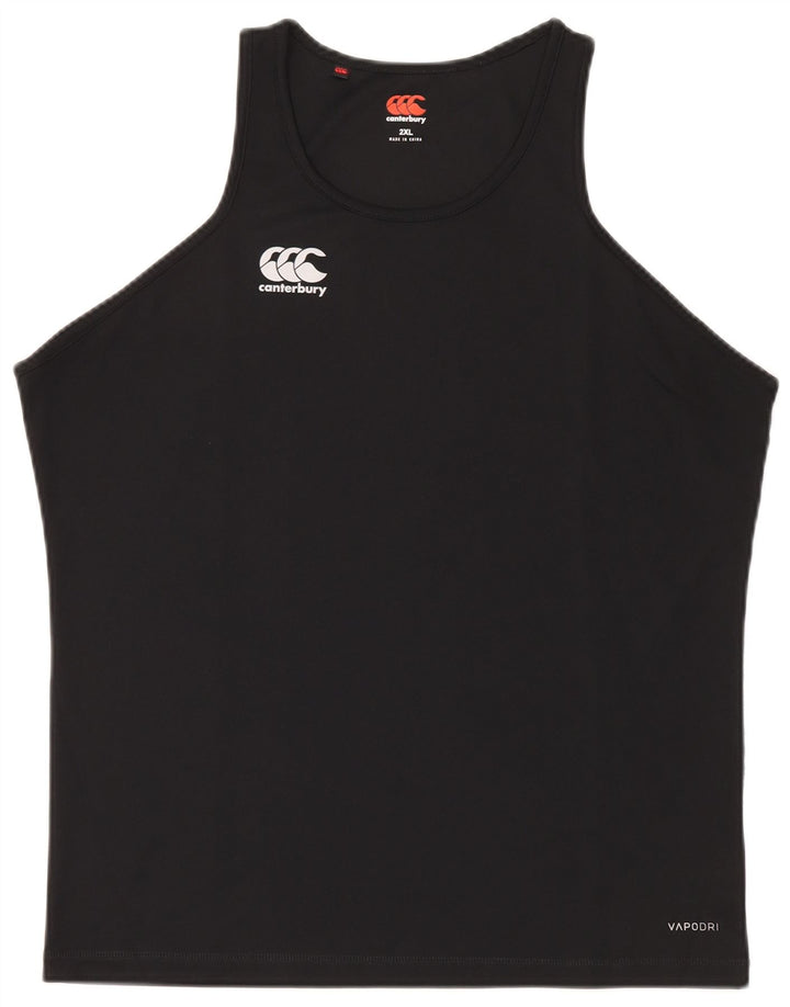 Colete masculino Canterbury Top 2XL poliéster preto