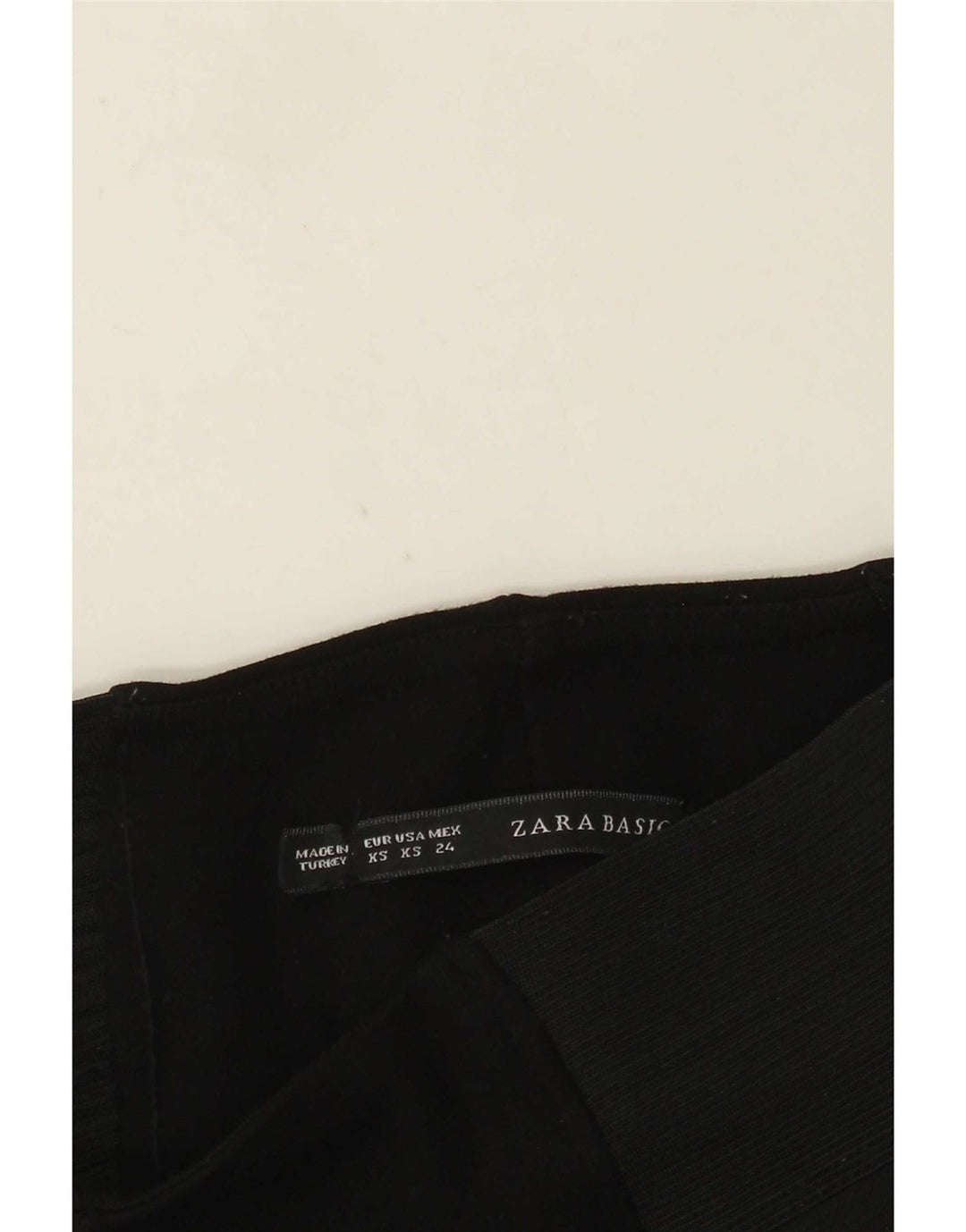 Zara Leggings Mulher UK 4 XS Preto