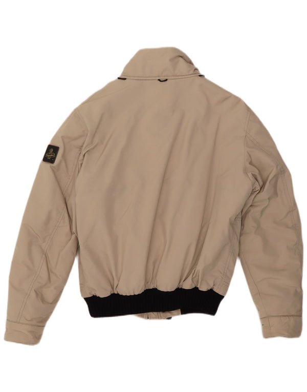 Jaqueta de chuva masculina Refrigiwear UK 38 nylon bege médio