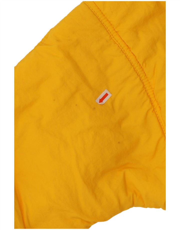 ELLESSE Womens Hooded Windbreaker Jacket IT 36 XS Yellow Polyamide