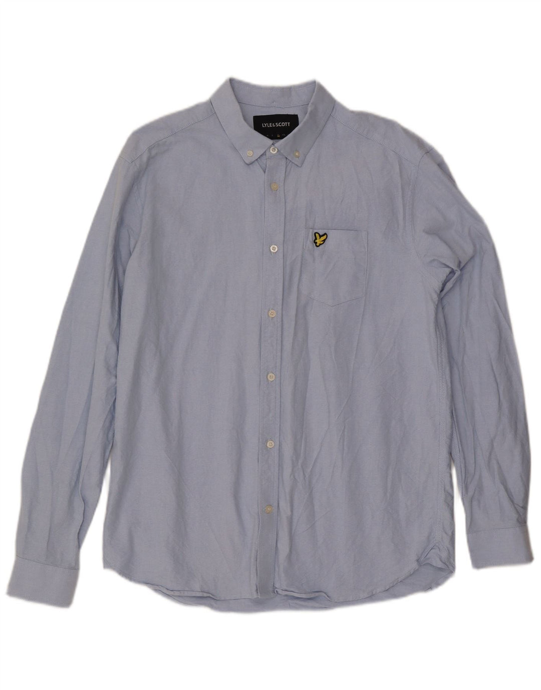 Camisa masculina LYLE & SCOTT XL algodão azul