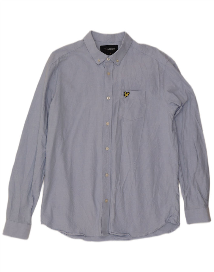 Camisa masculina LYLE & SCOTT XL algodão azul