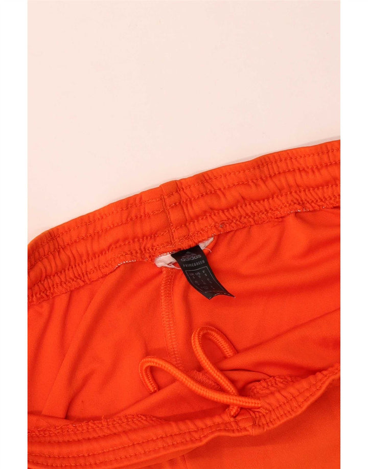 Adidas Mens Aeroready Sport Shorts Pequeno Laranja Poliéster