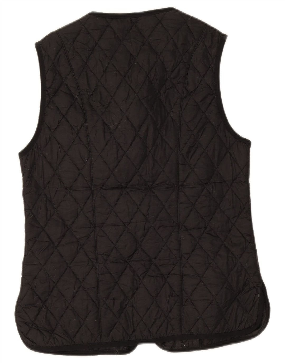 Colete acolchoado feminino Barbour UK 12 médio preto