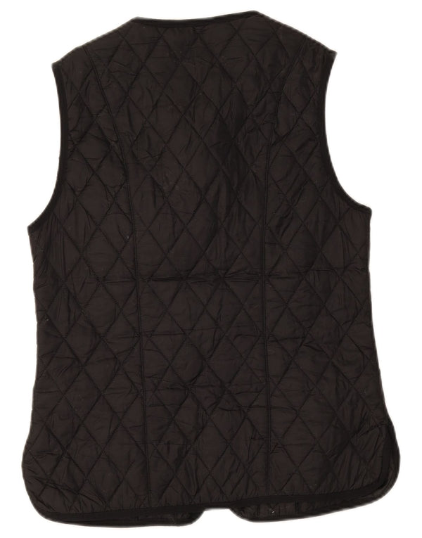 Colete acolchoado feminino Barbour UK 12 médio preto