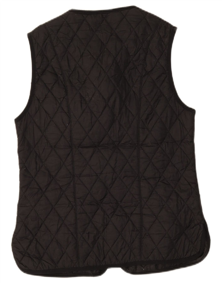 Colete acolchoado feminino Barbour UK 12 médio preto