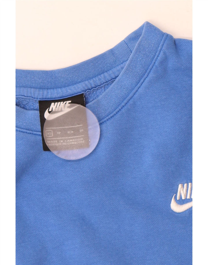 Nike Mens Moletom Jumper XS Azul Algodão
