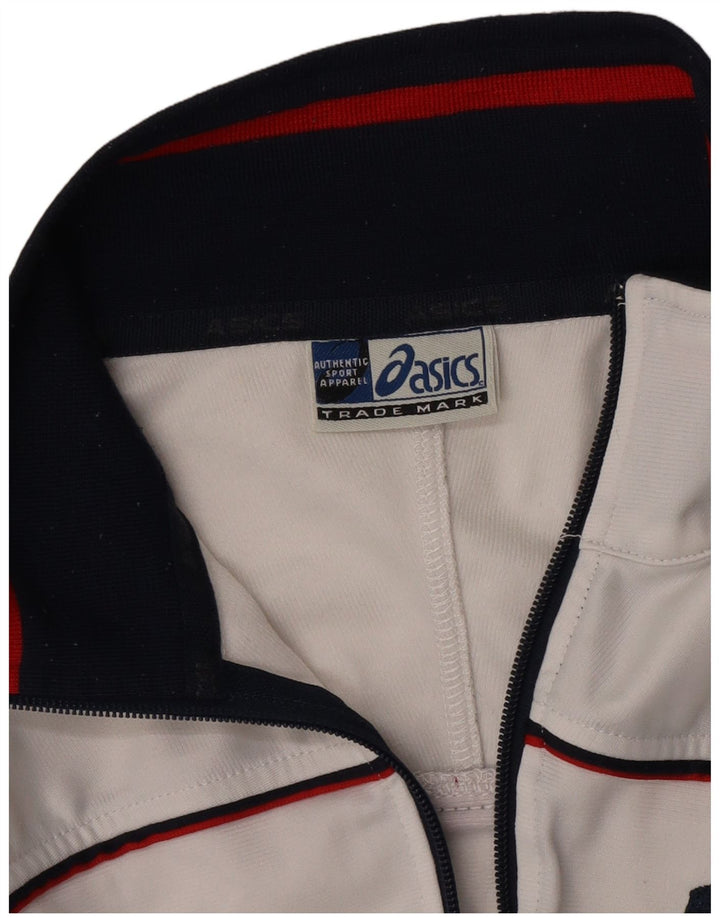 Jaqueta Asics Masculina Graphic Tracksuit Top Médio Branco Colorblock
