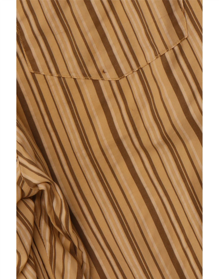 Shorts Chino masculino VINTAGE médio W32 algodão listrado bege