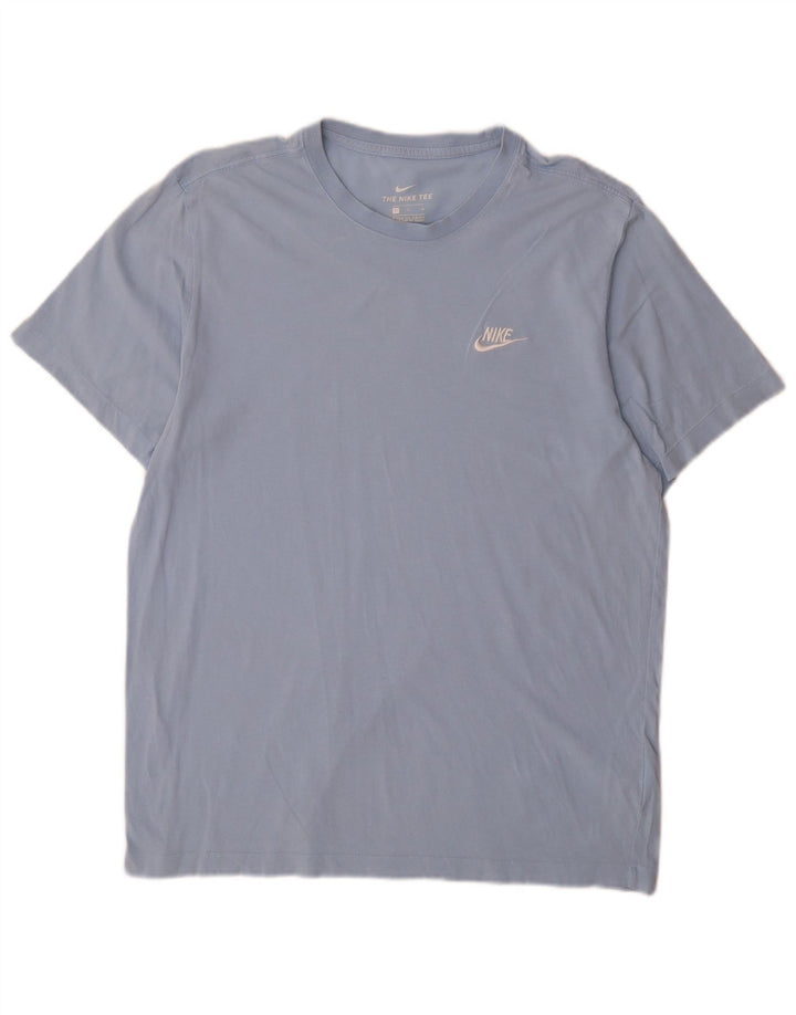 Camiseta masculina Nike grande algodão azul