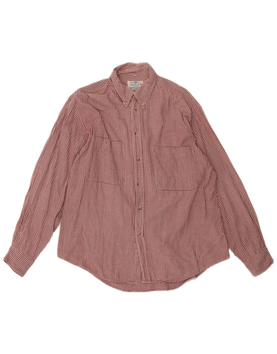 Camisa masculina Boggi grande guingão vermelho