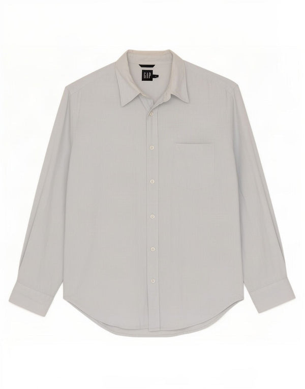 Camisa masculina Gap grande linho azul