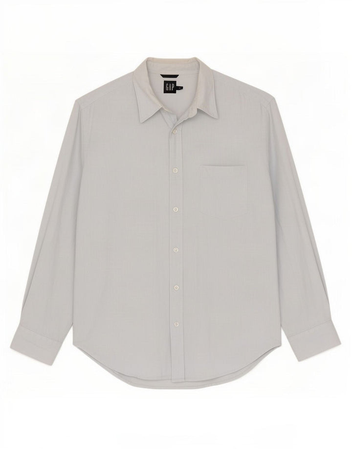 Camisa masculina Gap grande linho azul