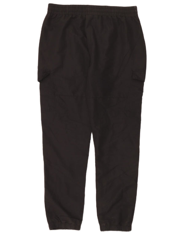 Fila Mens Cargo Calças Joggers Grande Poliéster Preto