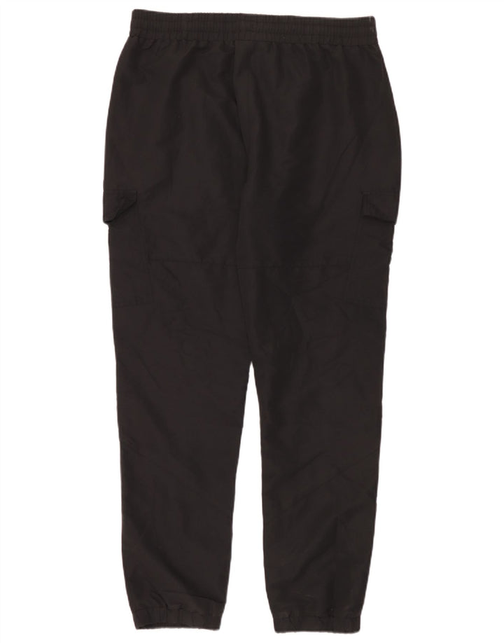 Fila Mens Cargo Calças Joggers Grande Poliéster Preto