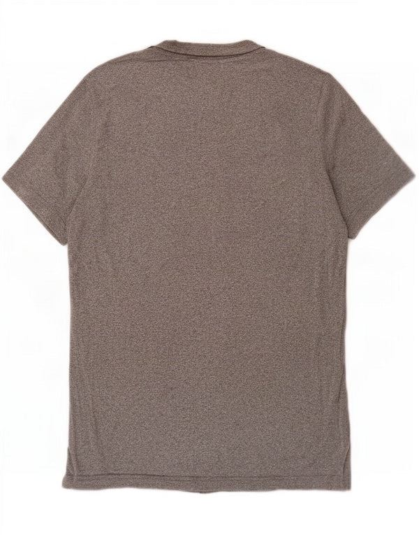 Camiseta gráfica masculina Champion Top cinza médio colorblock