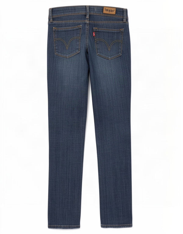 Calça jeans feminina Levi's 571 Slim W31 L32 azul algodão