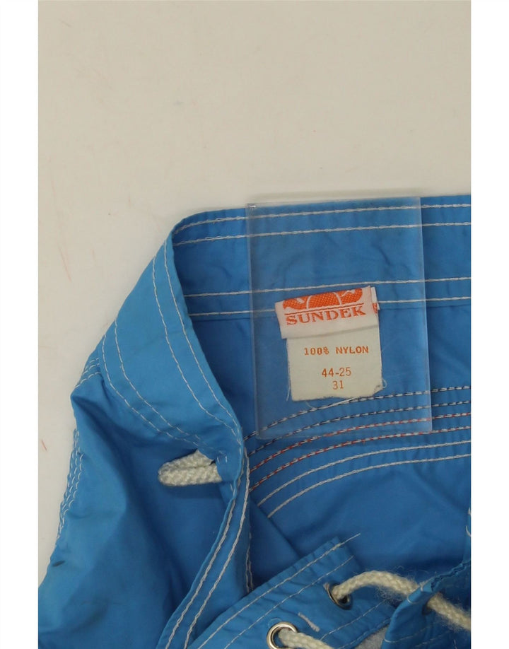 Shorts de natação masculino Sundek médio azul nylon