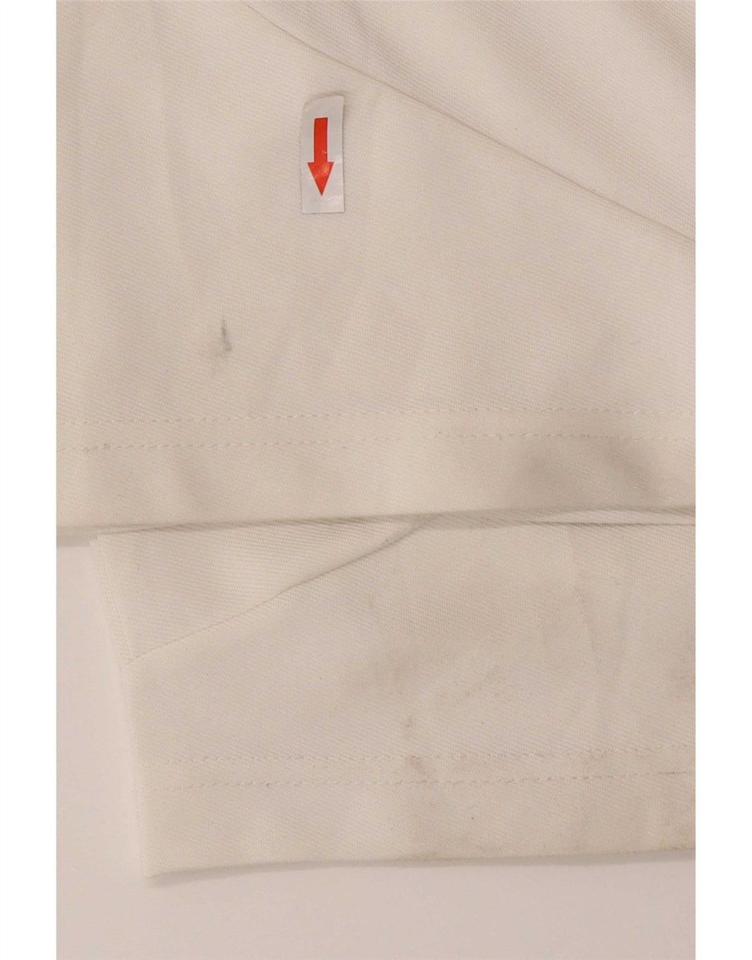 Calça de treino masculina Adidas grande poliéster branco